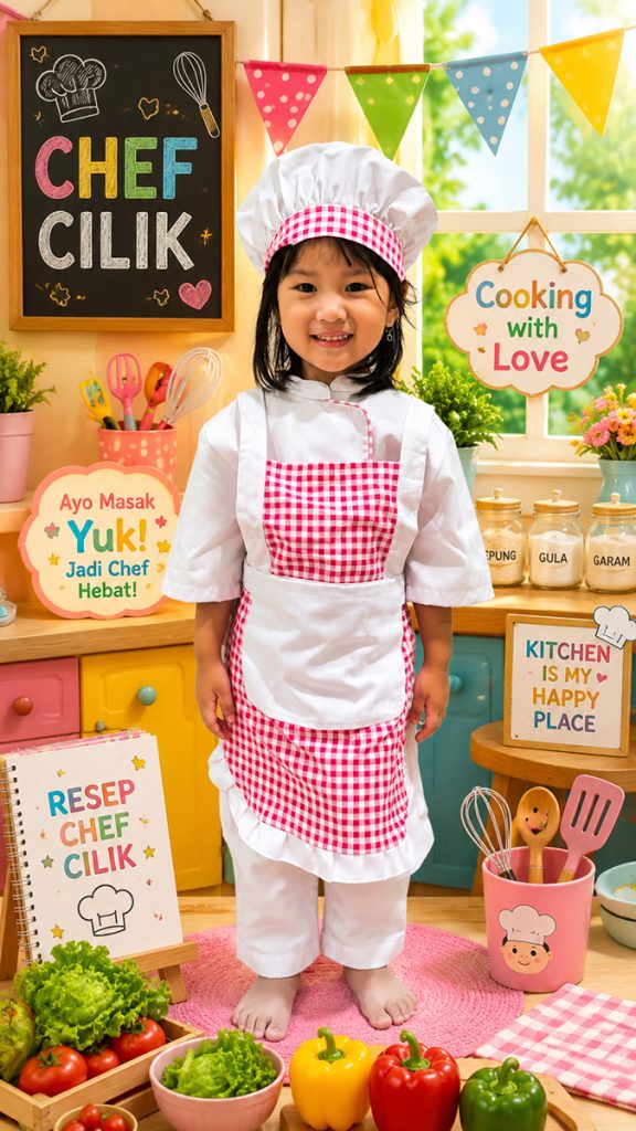 Kostum Chef Anak: Pilihan Terbaik untuk Si Kecil yang Suka Memasak