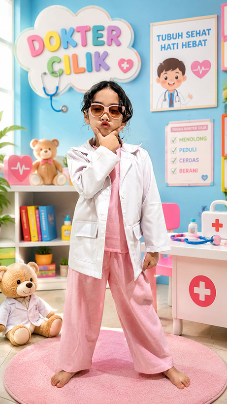 Jual Kostum Dokter Anak, Pilihan Tepat Tumbuhkan Cita-Cita Si Kecil